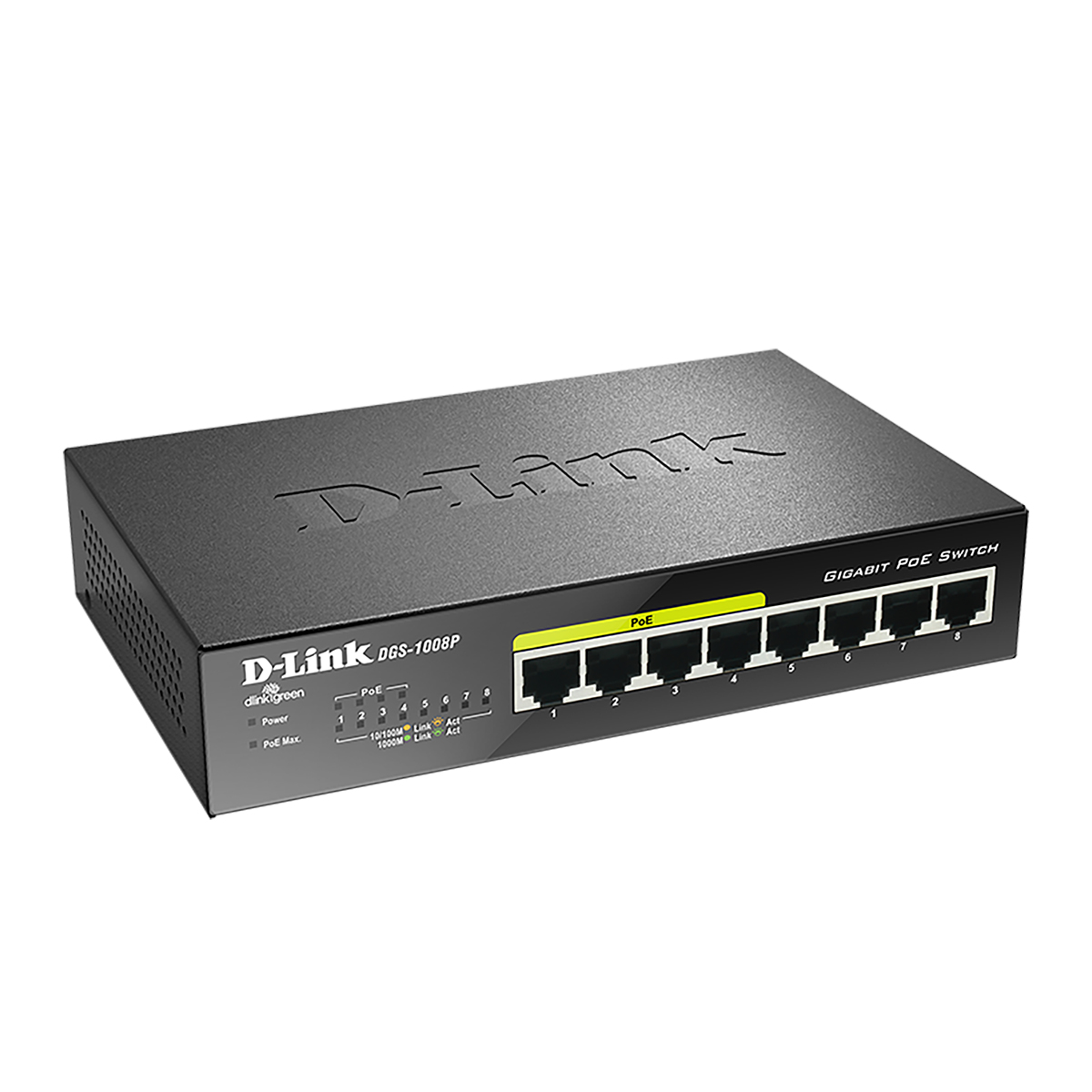 سوئیچ شبکه 8 پورت دی لینک مدل DGS-1008P-3